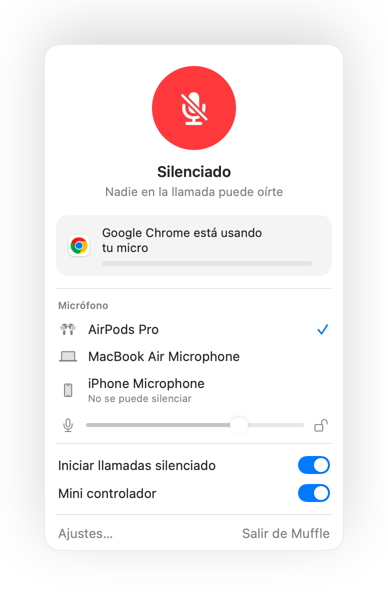 Pulsar para hablar en el Mac, en cualquier app