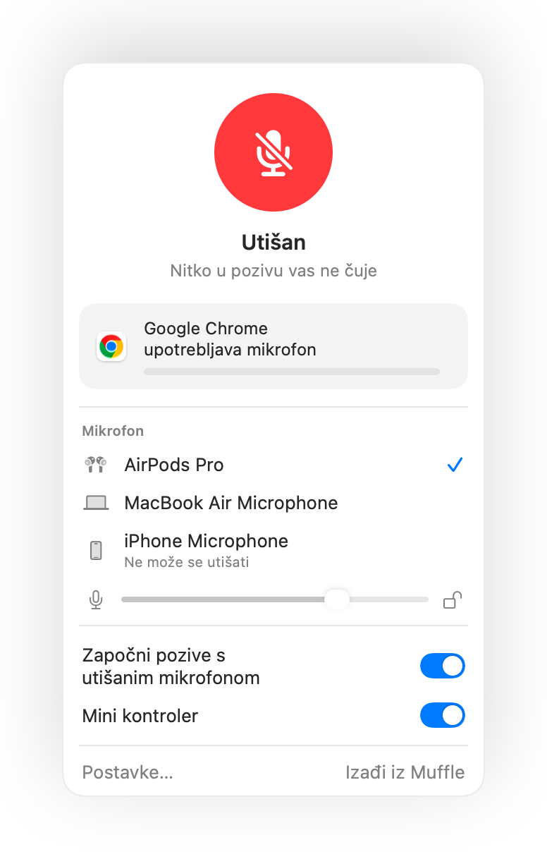 Push to talk na Macu, u svakoj aplikaciji