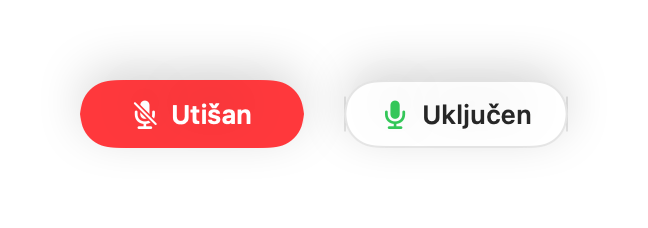 Plutajući mini kontroler u utišanom i uključenom stanju