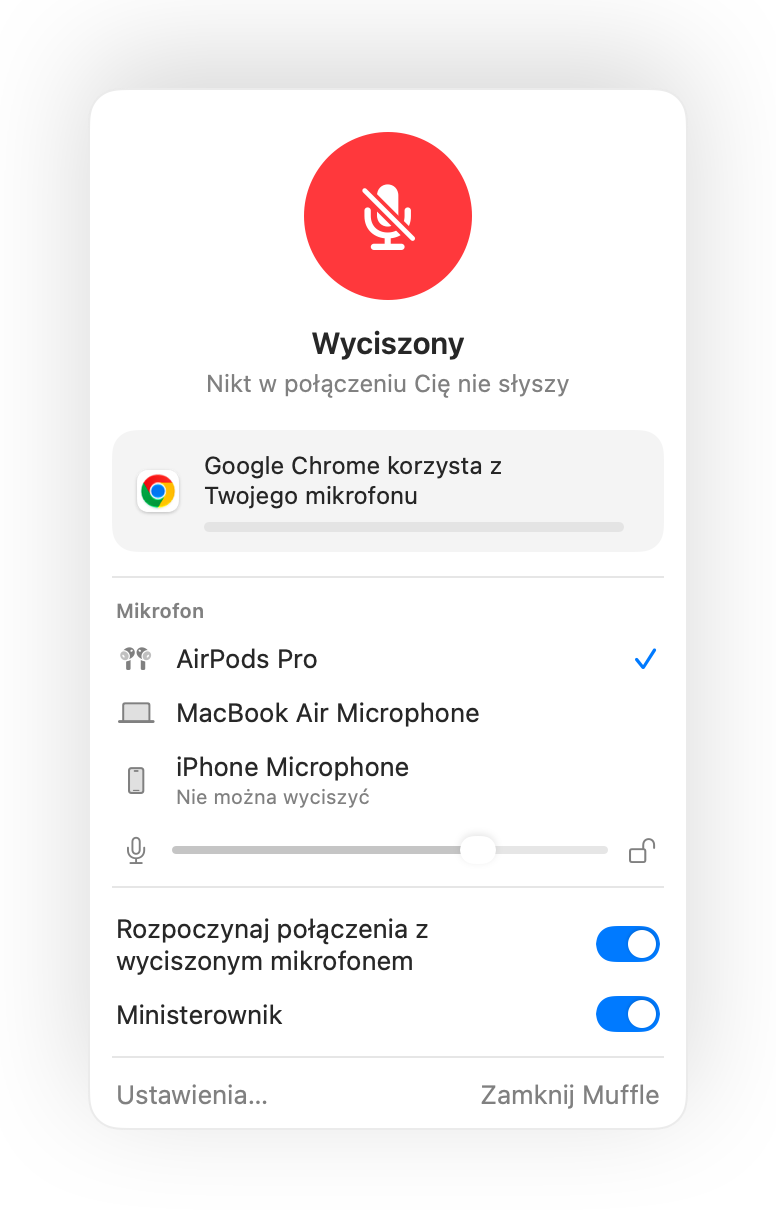 Push to talk na Macu w każdej aplikacji