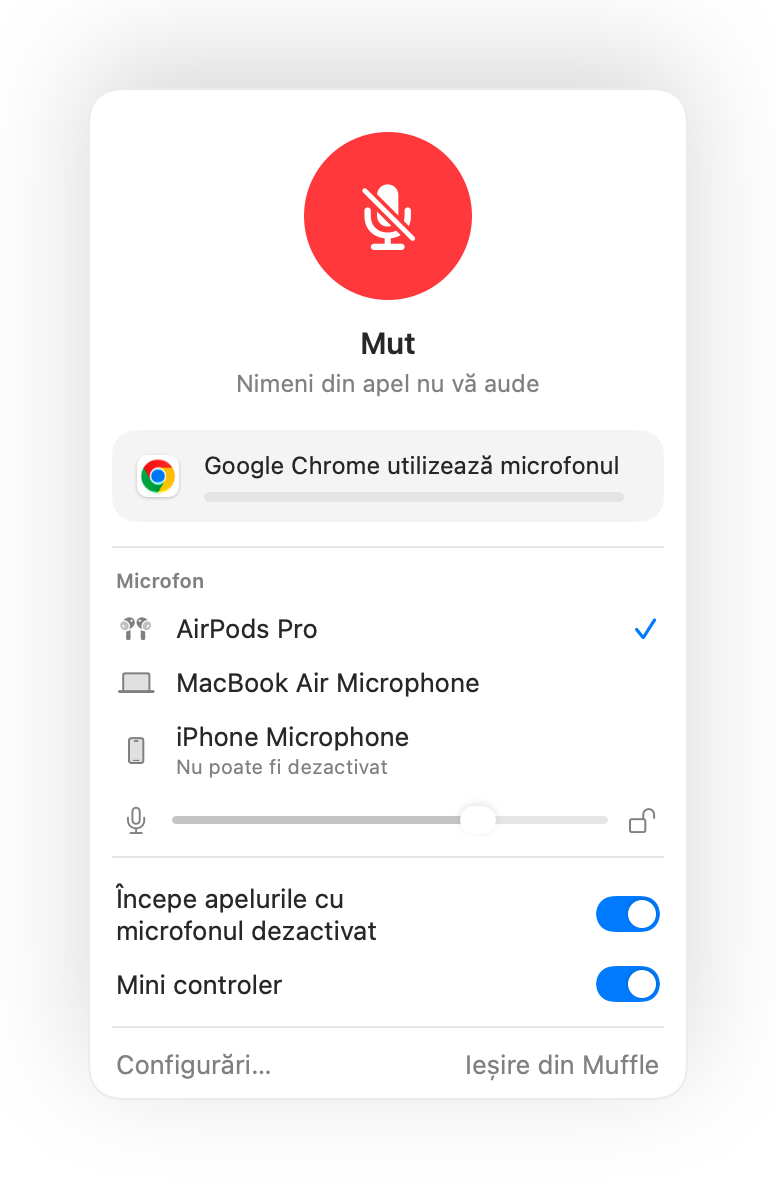 Cum să dezactivați microfonul pe un Mac cu o combinație de taste